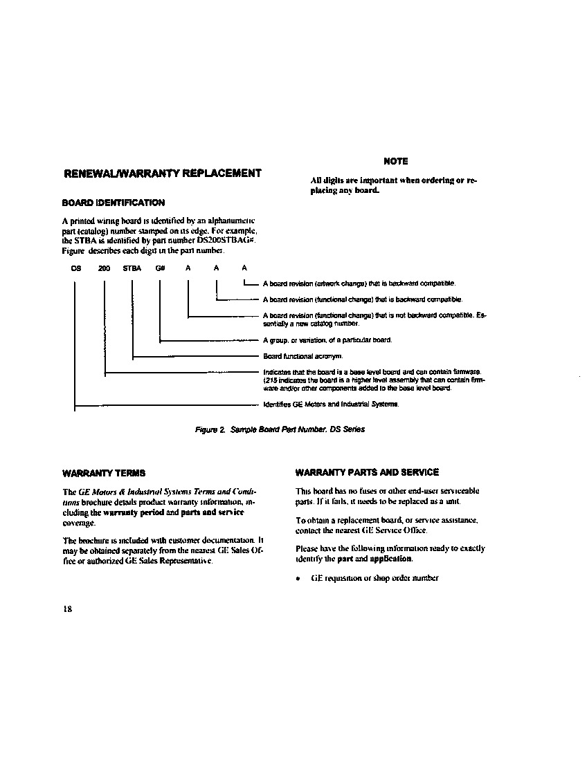 First Page Image of DS200STBAG Renewal and Replacement Warranty.pdf